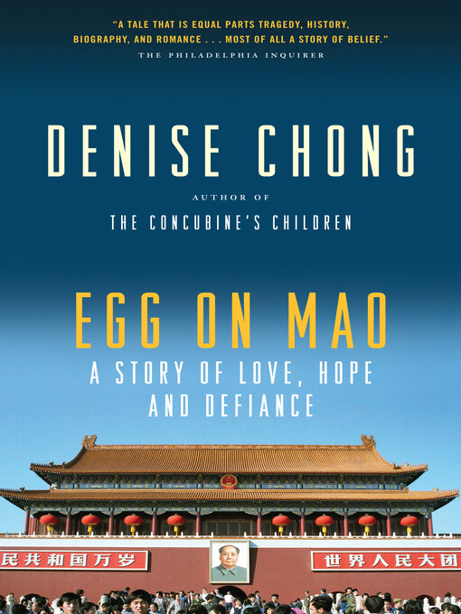 Title details for Egg on Mao by Denise Chong - Available